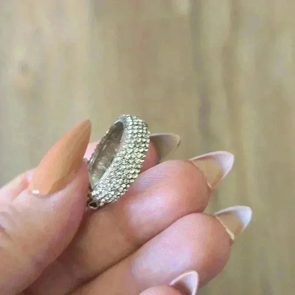 Silver Rose Gold Panther Resizable Adjustable Animal Tiger Ring New